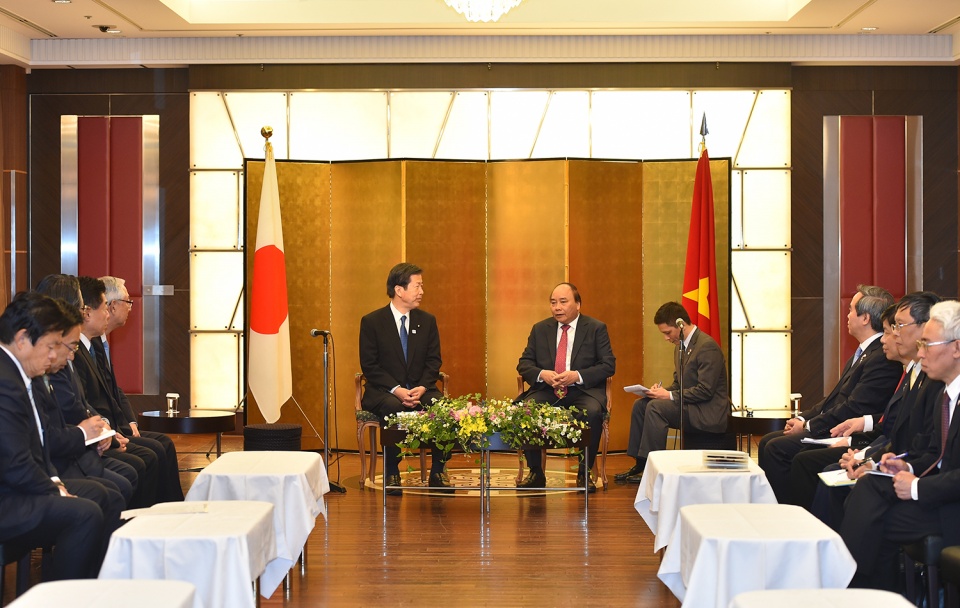 Thủ tướng tiếp lãnh đạo một số đảng, tổ chức của Nhật Bản tin nhap 20170606192140