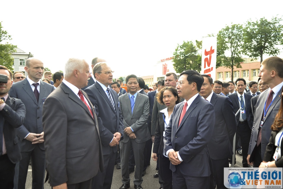 Hoạt động của Phó Thủ tướng Phạm Bình Minh tại Belarus hoat dong cua pho thu tuong pham binh minh tai belarus