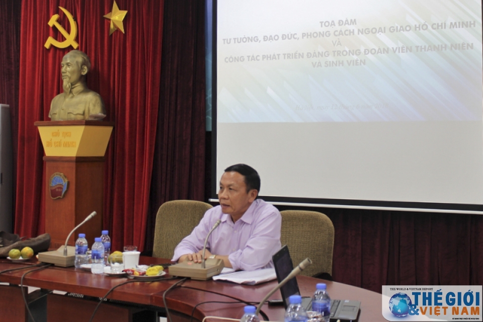 doan thanh nien bo to chuc toa dam chia se phong cach ngoai giao ho chi minh