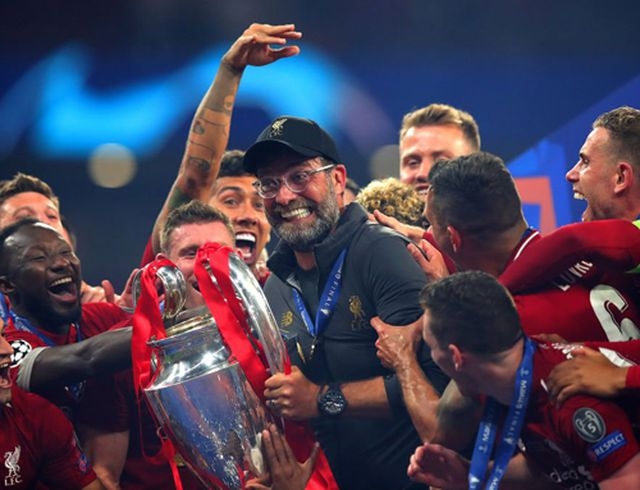 hlv jurgen klopp no tung bung sau khi vo dich champions league