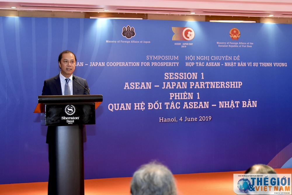 phien thao luan ve tong quan quan he doi tac asean nhat ban