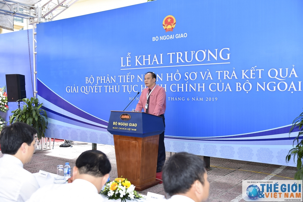 khai truong bo phan mot cua giai quyet thu tuc hanh chinh tai cuc lanh su