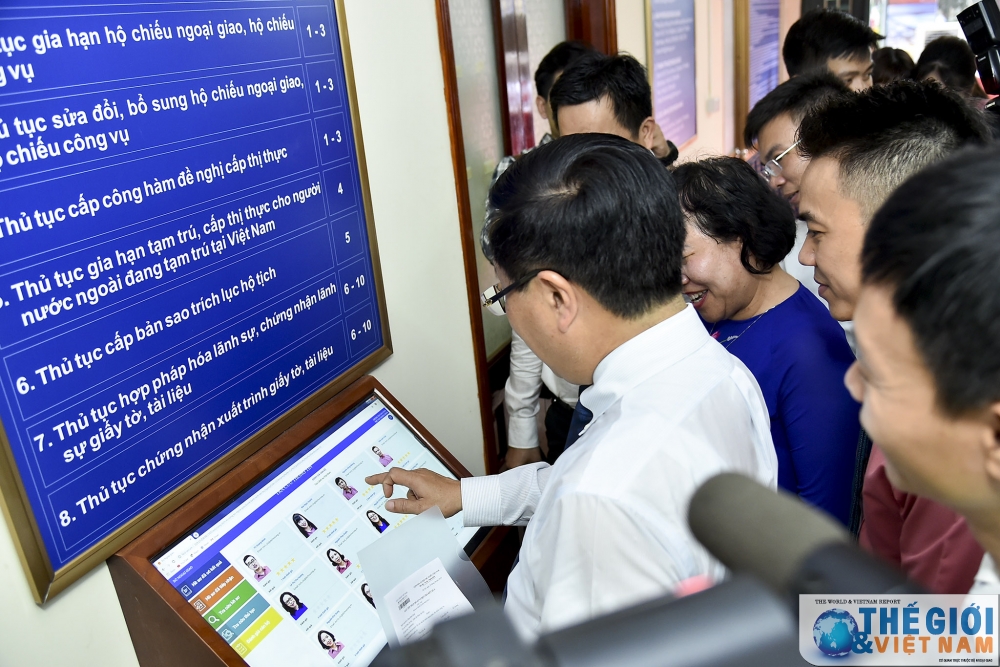 khai truong bo phan mot cua giai quyet thu tuc hanh chinh tai cuc lanh su