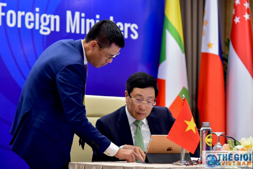 toan canh cac hoi nghi truc tuyen cap bo truong ngoai giao asean sang 246 7