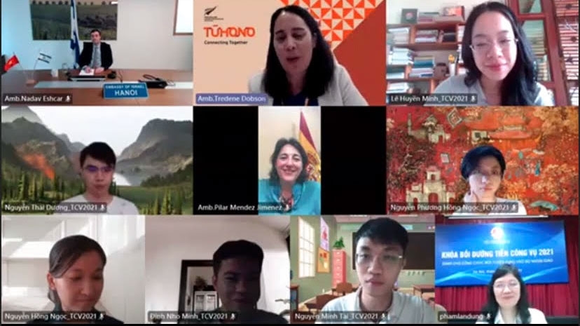 Chia sẻ của các Đại sứ Israel, Tây Ban Nha và New Zealand về nghề và nghiệp Ngoại giao