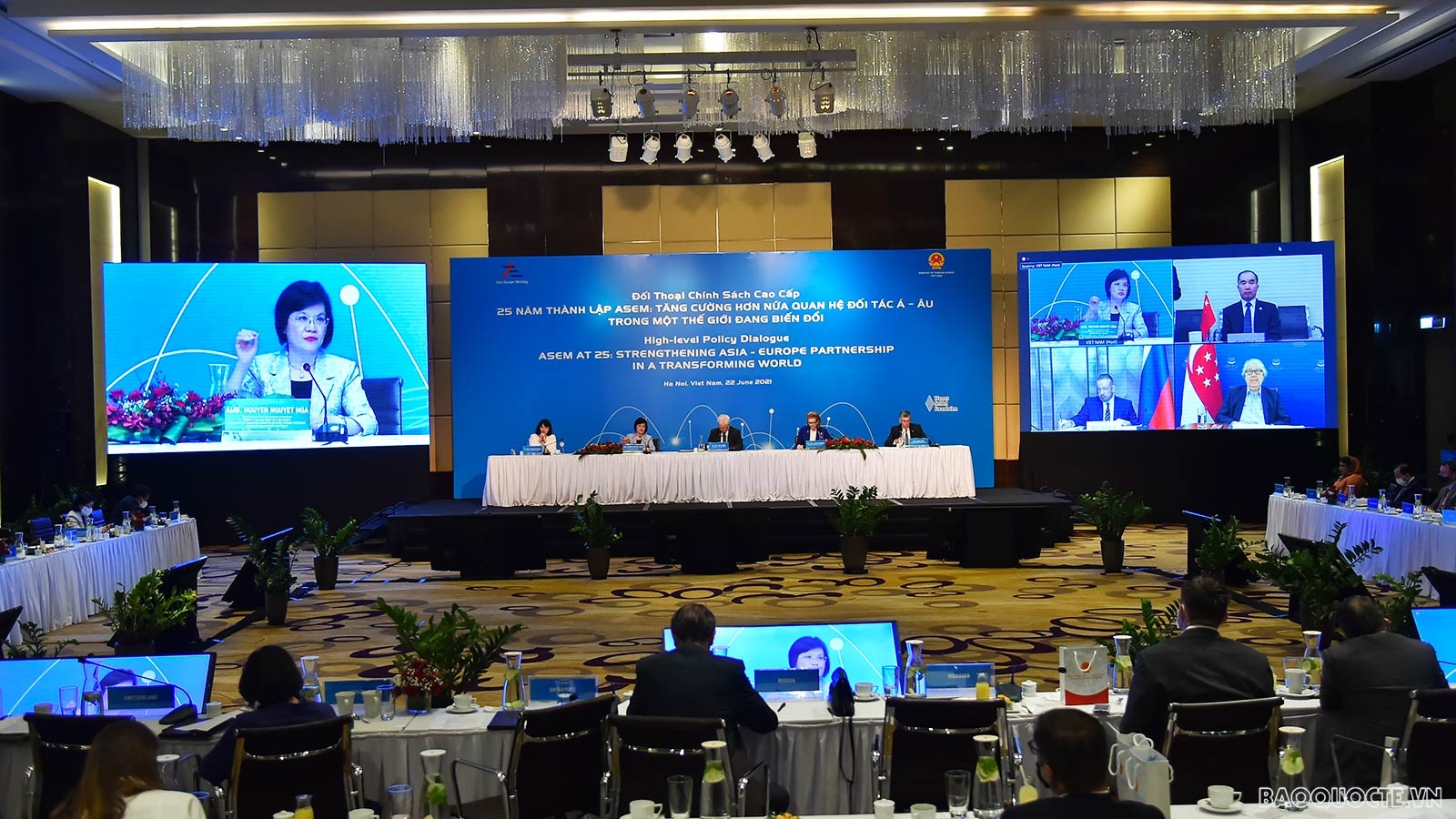 Kỷ niệm 25 năm thành lập ASEM: Khai mạc Đối thoại chính sách cao cấp Diễn đàn hợp tác Á-Âu tại Hà Nội