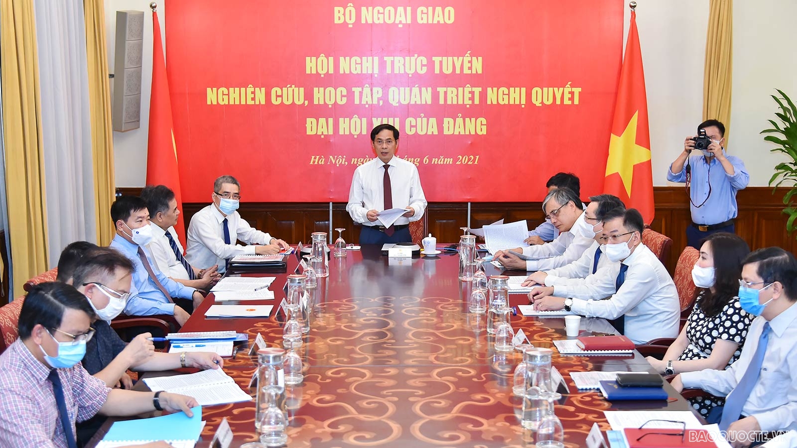 Đảng bộ Bộ Ngoại giao chủ động thích ứng với đại dịch Covid-19, quyết tâm thực hiện thắng lợi Nghị quyết Đại hội XIII của Đảng