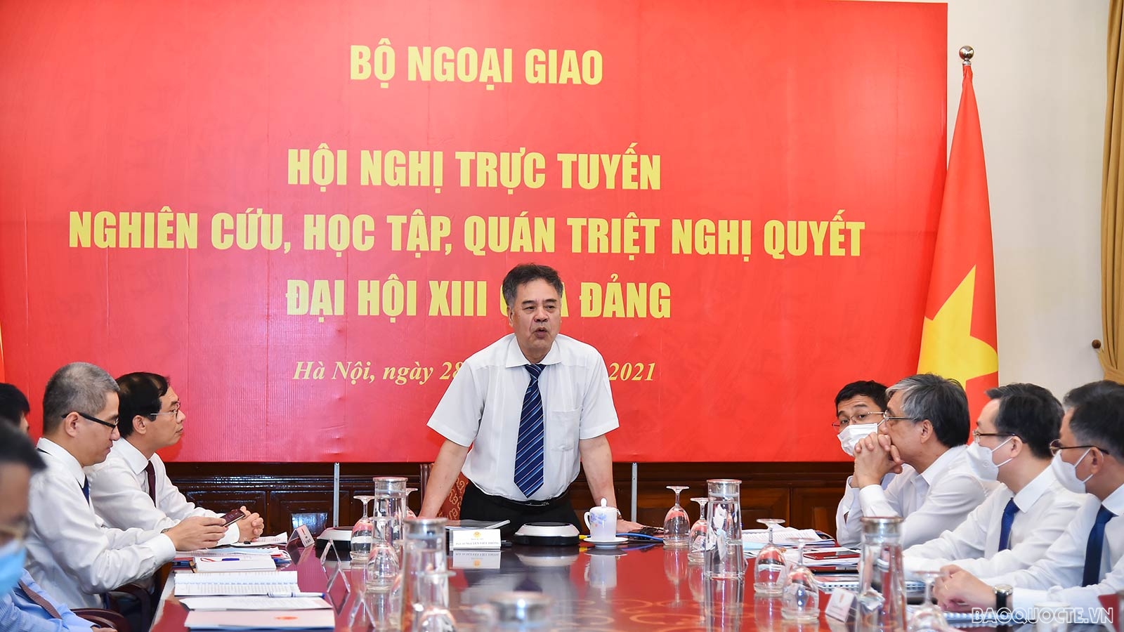 Quán triệt Nghị quyết Đại hội XIII đến các cơ quan đại diện Việt Nam ở nước ngoài