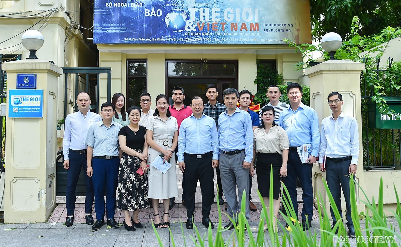Phó Trưởng ban Tuyên giáo Trung ương chúc mừng Báo Thế giới & Việt Nam