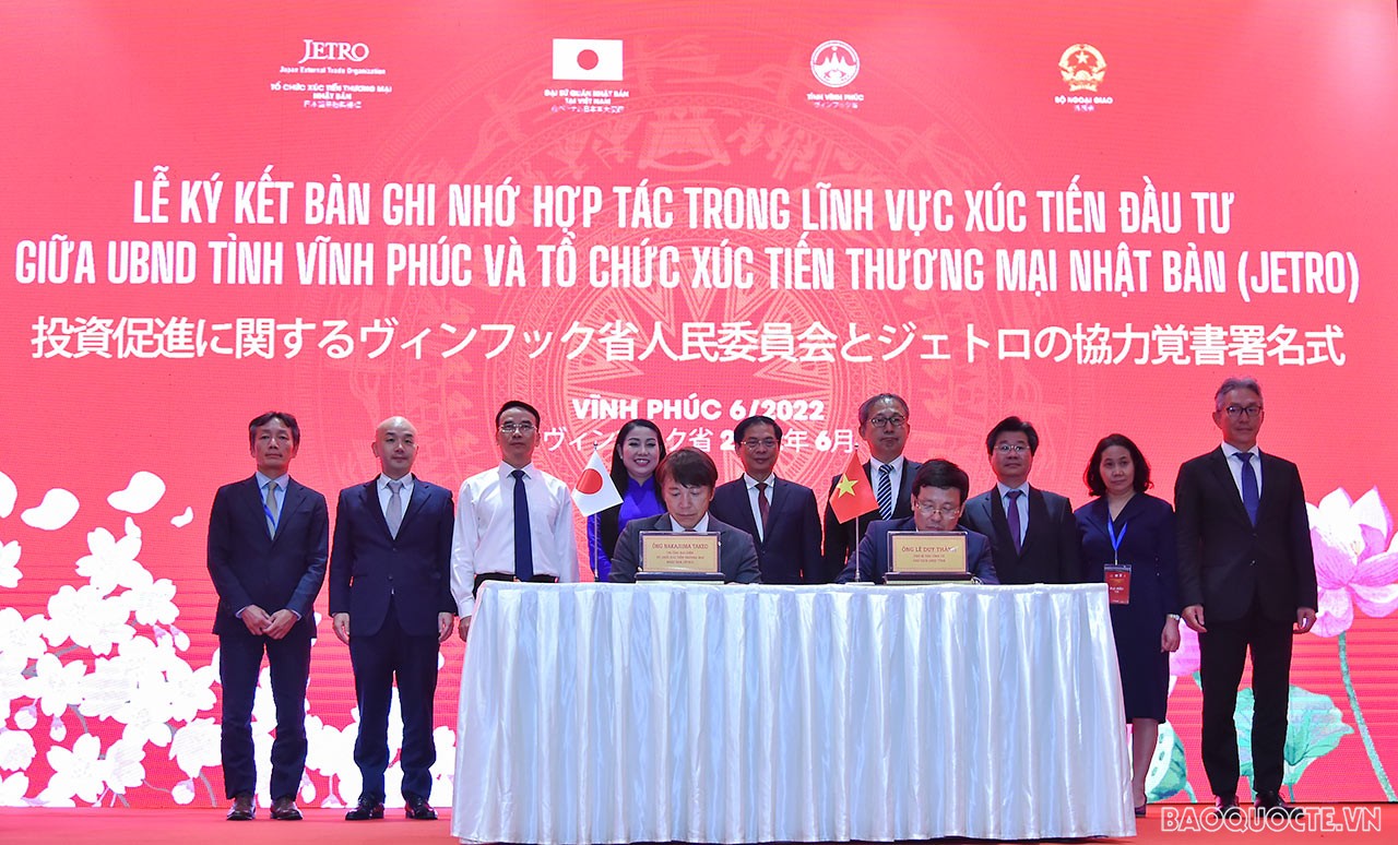 Vĩnh Phúc trong kết nối hợp tác phát triển Việt Nam-Nhật Bản