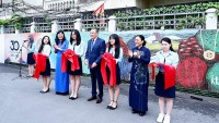 Khánh thành Tranh tường gốm do Đại sứ quán Kazakhstan tặng Học viện Ngoại giao
