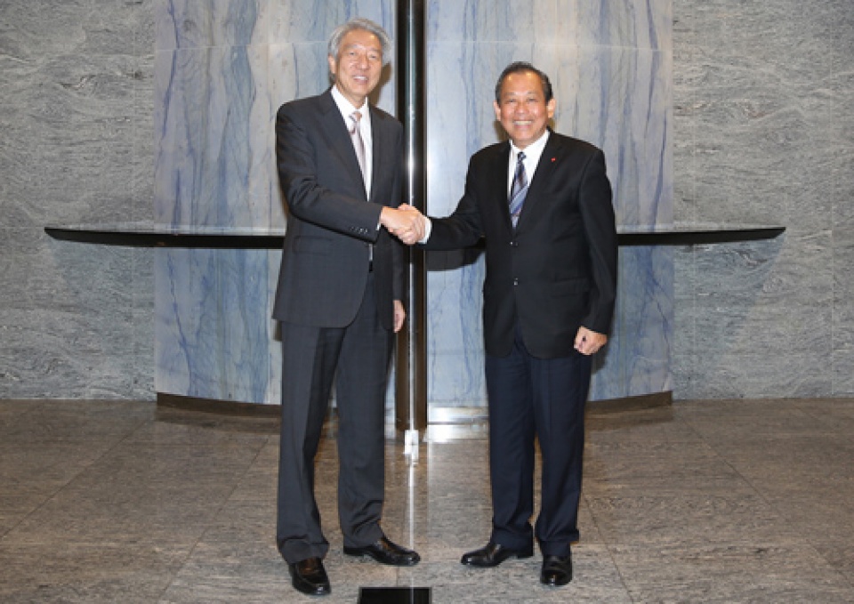 Phó Thủ tướng Thường trực Trương Hòa Bình thăm chính thức Singapore tin nhap 20170715001637