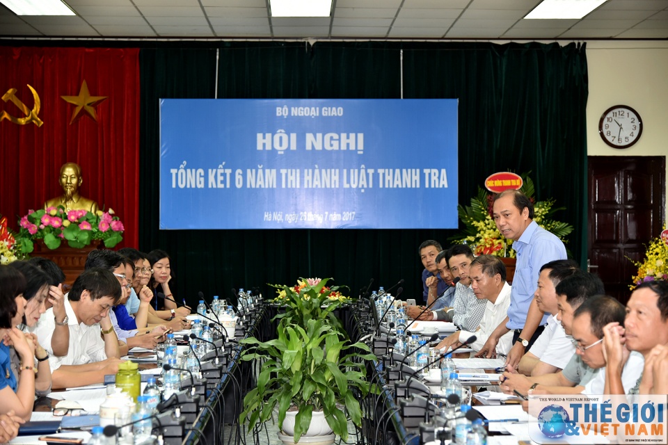 thanh tra bo ngoai giao don nhan huan chuong lao dong hang nhi