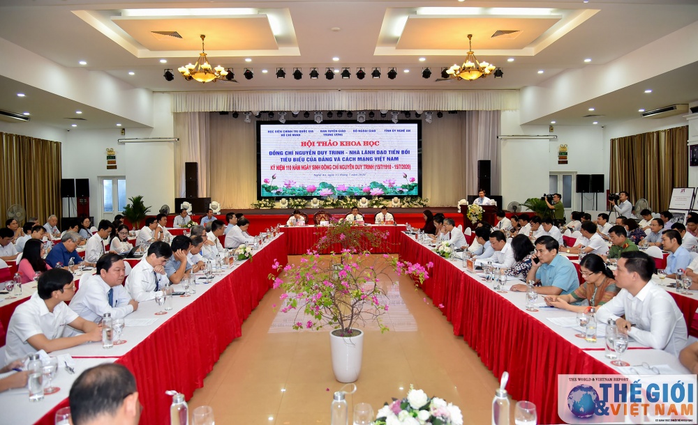 Khai mạc Hội thảo Khoa học Đồng chí Nguyễn Duy Trinh Nhà lãnh đạo tiền bối tiêu biểu của Đảng và cách mạng Việt Nam khai mac hoi thao khoa hoc dong chi nguyen duy trinh nha lanh dao tien boi tieu bieu cua dang va cach mang viet nam