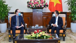 Thứ trưởng Ngoại giao Tô Anh Dũng tiếp Đại sứ Liên bang Nga tại Việt Nam chào xã giao