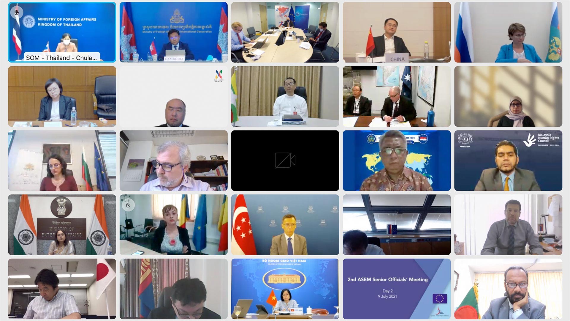 Các quan chức cao cấp cùng nỗ lực chuẩn bị cho Hội nghị Cấp cao ASEM 13