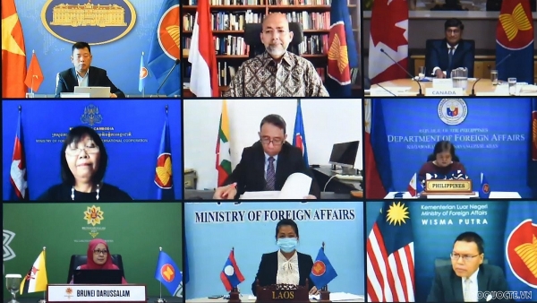Đối thoại trực tuyến chuẩn bị cho Hội nghị Bộ trưởng Ngoại giao ASEAN-Canada