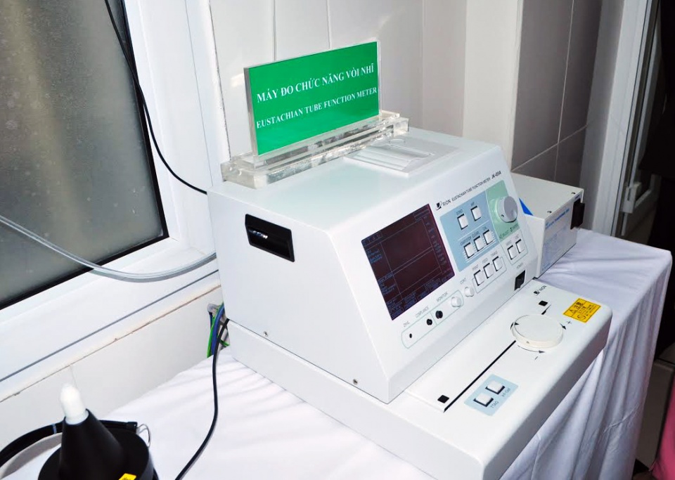 Máy đo chức năng vòi nhĩ đầu tiên tại Việt Nam may do chuc nang voi nhi dau tien tai viet nam