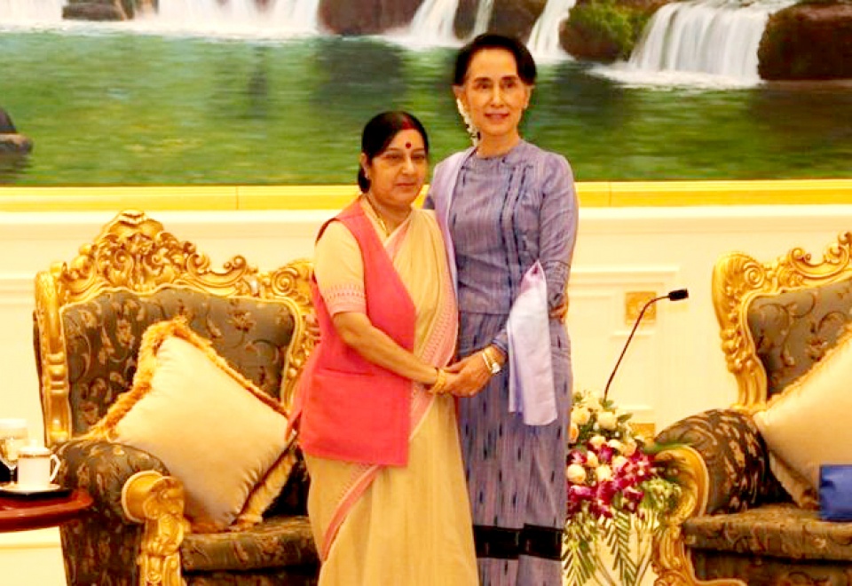 Bộ trưởng Ngoại giao Ấn Độ thăm Myanmar bo truong ngoai giao an do tham myanmar
