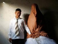Đám cưới ở tuổi 14 của thiếu niên Palestine