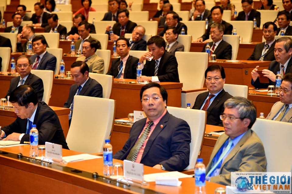 mot so hinh anh ben le chu tich quoc hoi tiep doan cac dai su viet nam o nuoc ngoai