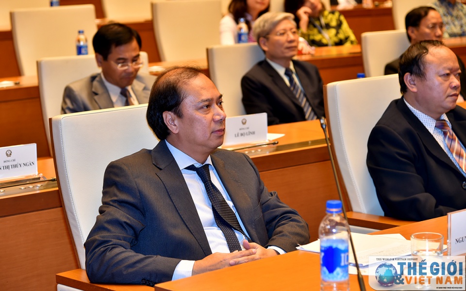 mot so hinh anh ben le chu tich quoc hoi tiep doan cac dai su viet nam o nuoc ngoai