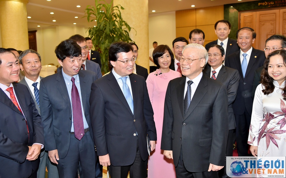 Một số hình ảnh buổi tiếp của Tổng Bí thư với các Trưởng cơ quan đại diện mot so hinh anh buoi tiep cua tong bi thu voi cac truong co quan dai dien