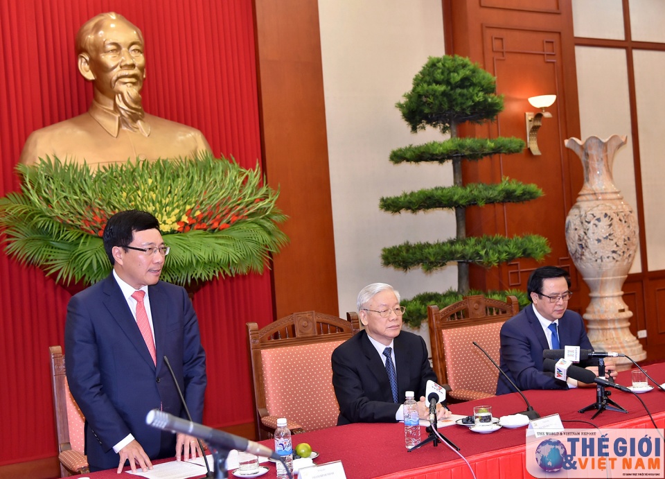 Một số hình ảnh buổi tiếp của Tổng Bí thư với các Trưởng cơ quan đại diện mot so hinh anh buoi tiep cua tong bi thu voi cac truong co quan dai dien