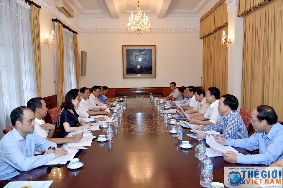 Thứ trưởng thường trực Bùi Thanh Sơn tiếp Đoàn công tác tỉnh Quảng Nam thu truong bui thanh son tiep doan cong tac tinh quang nam