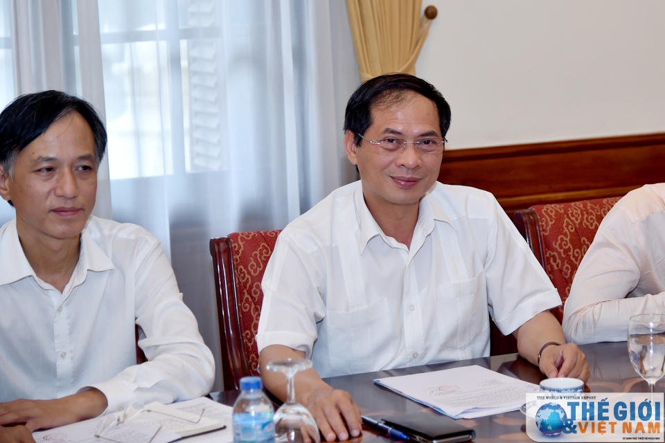 Thứ trưởng thường trực Bùi Thanh Sơn tiếp Đoàn công tác tỉnh Quảng Nam thu truong bui thanh son tiep doan cong tac tinh quang nam