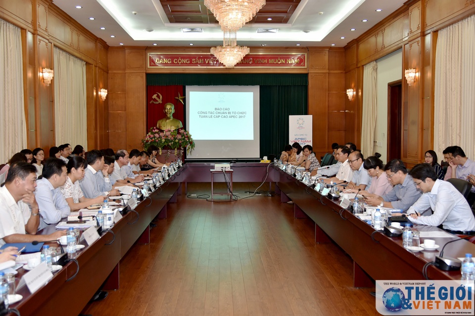 Đẩy mạnh công tác chuẩn bị cho Tuần lễ Cấp cao APEC và Hội nghị SOM 3 day manh cong tac chuan bi cho tuan le cap cao apec va hoi nghi som 3