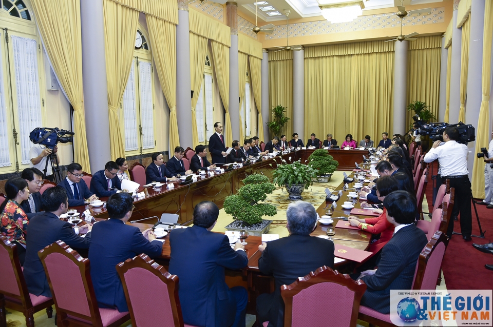 Chủ tịch nước trao quyết định bổ nhiệm Đại sứ nhiệm kỳ 2018-2021 tin nhap 20180809225917