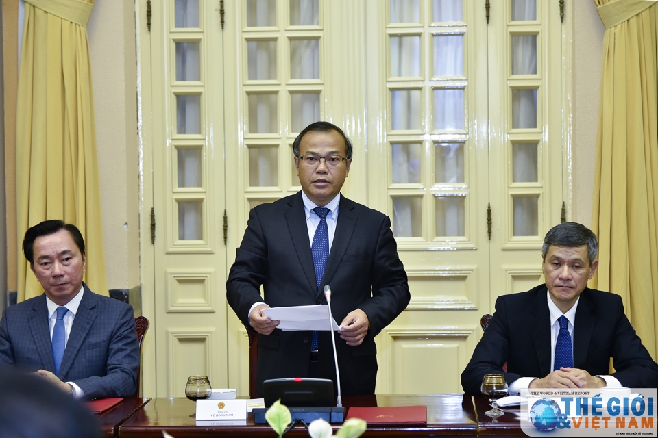 Chủ tịch nước trao quyết định bổ nhiệm Đại sứ nhiệm kỳ 2018-2021 tin nhap 20180809225917