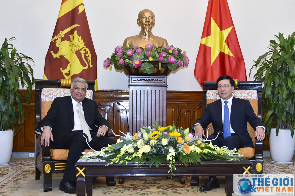 pho thu tuong pham binh minh tiep thu tuong sri lanka