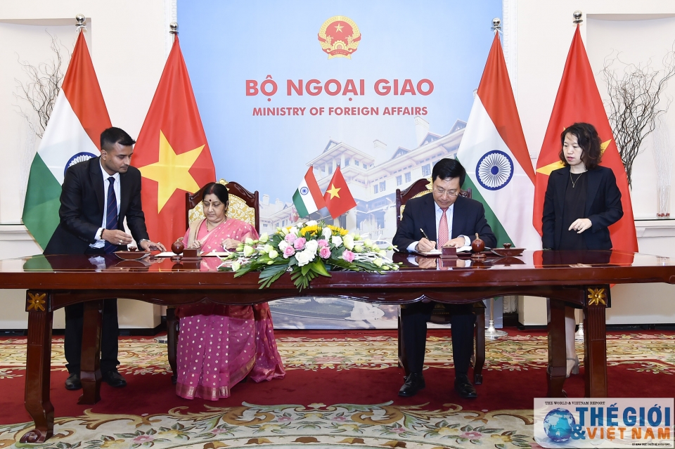 viet nam an do thuc day quan he doi tac chien luoc toan dien di vao chieu sau