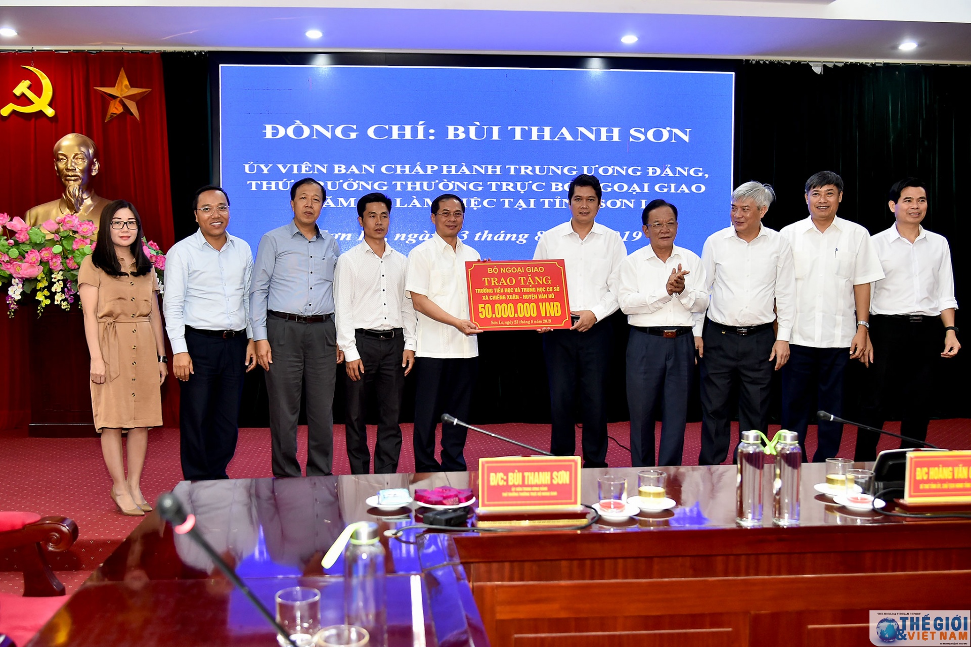 thu truong thuong truc bui thanh son tham lam viec tai tinh son la