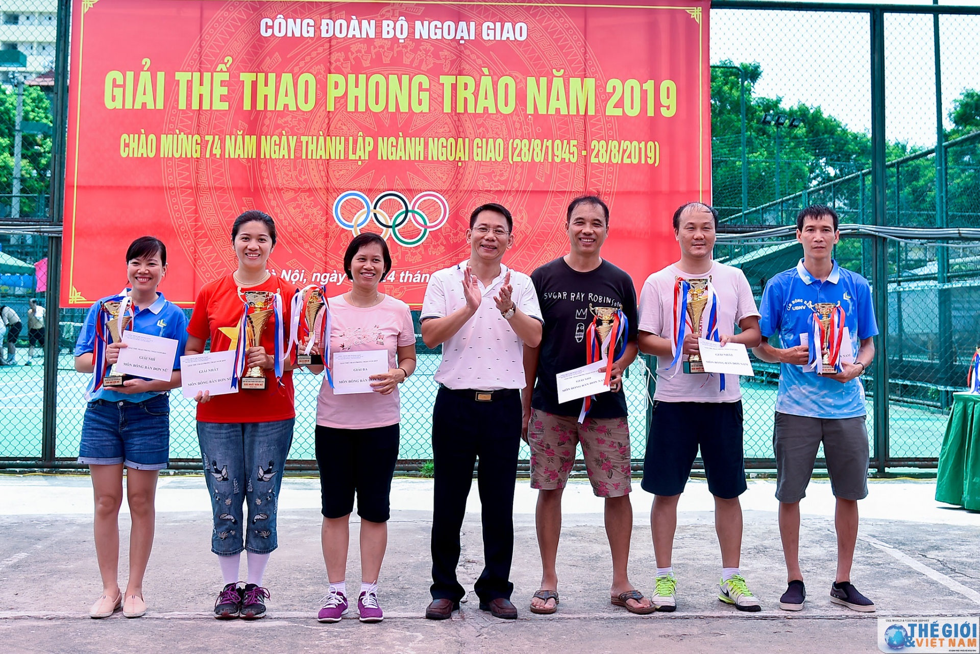 be mac giai the thao phong trao cong doan bo ngoai giao nam 2019