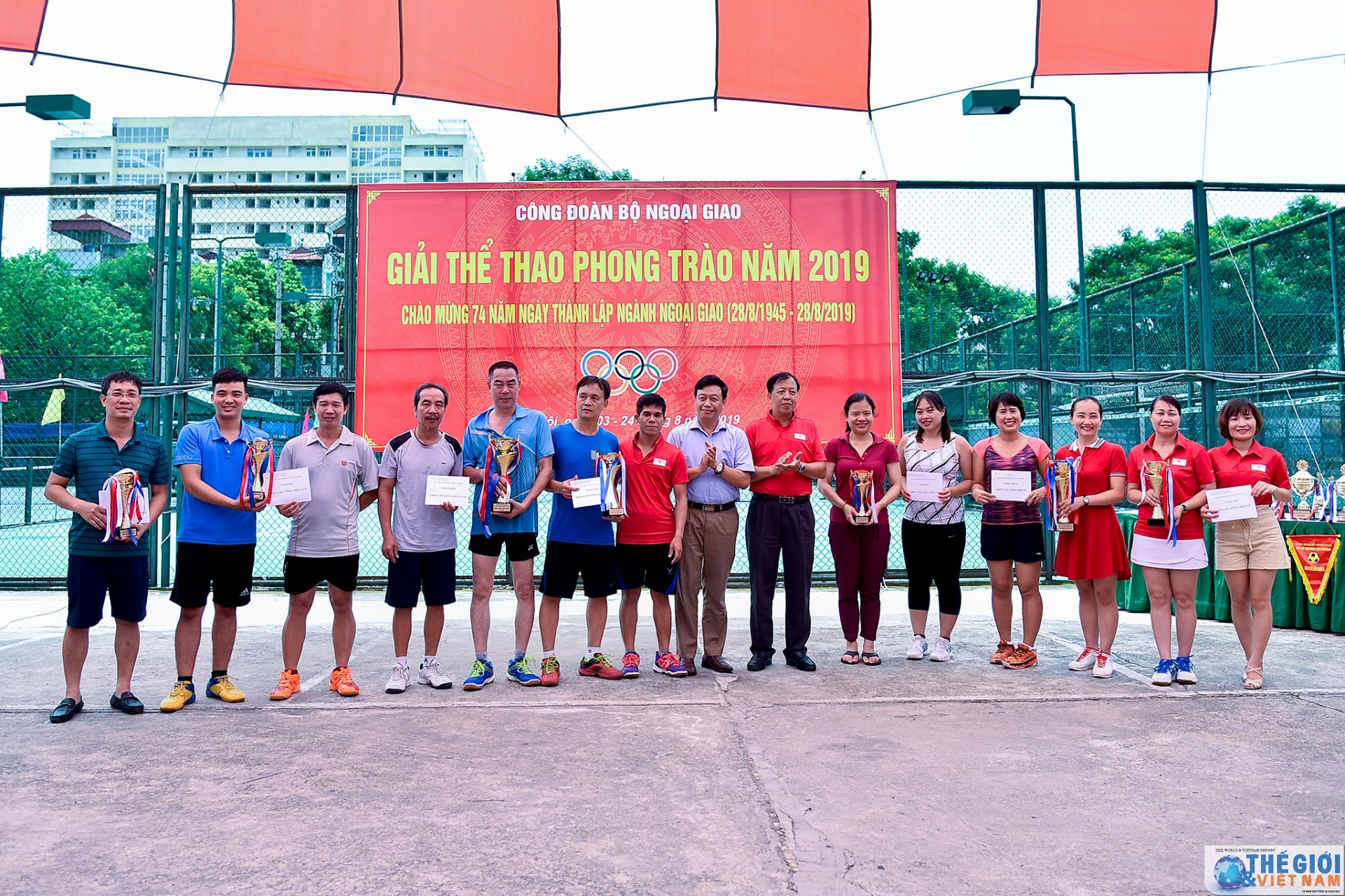 be mac giai the thao phong trao cong doan bo ngoai giao nam 2019