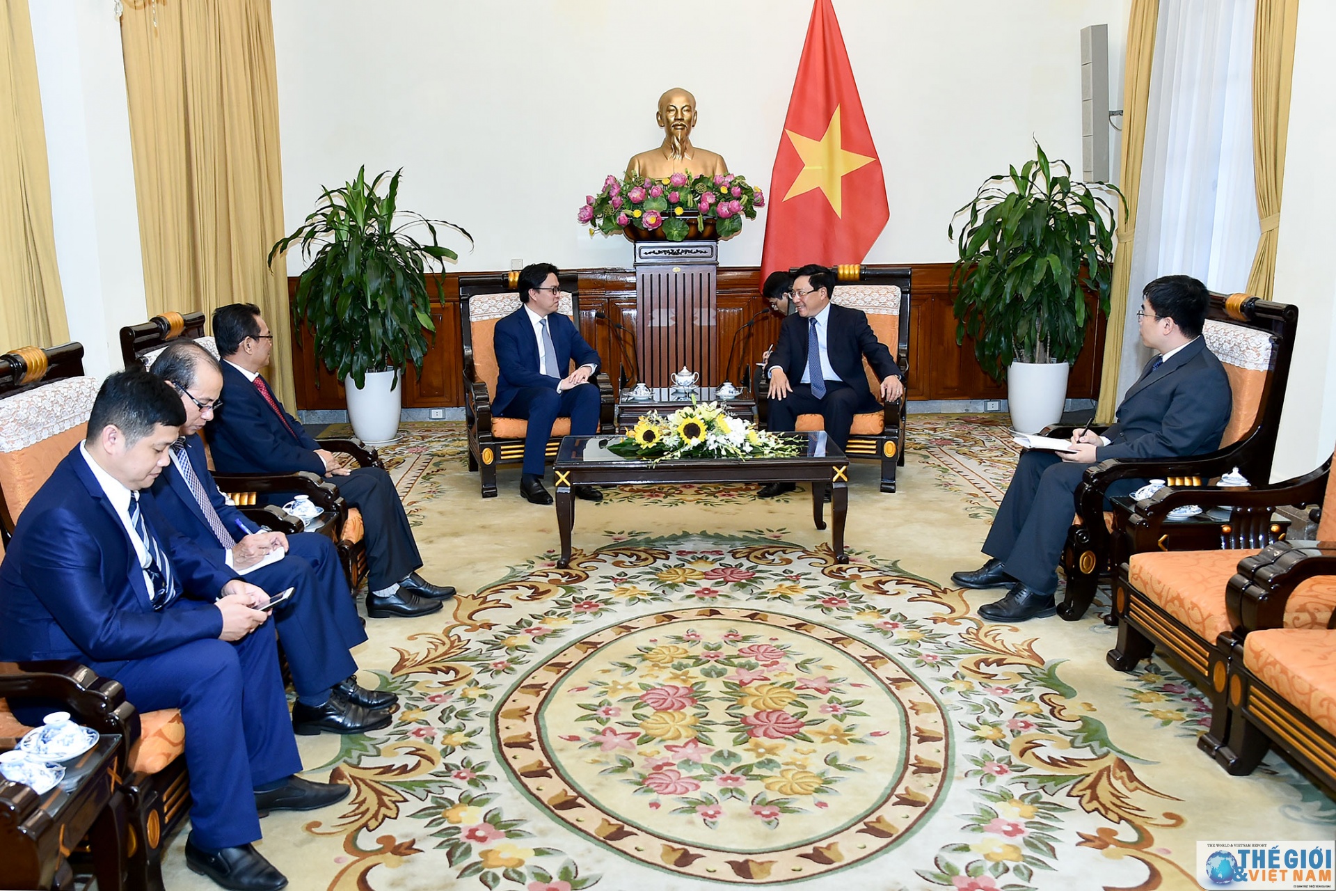 pho thu tuong pham binh minh tiep dai su campuchia prak nguon hong chao tu biet