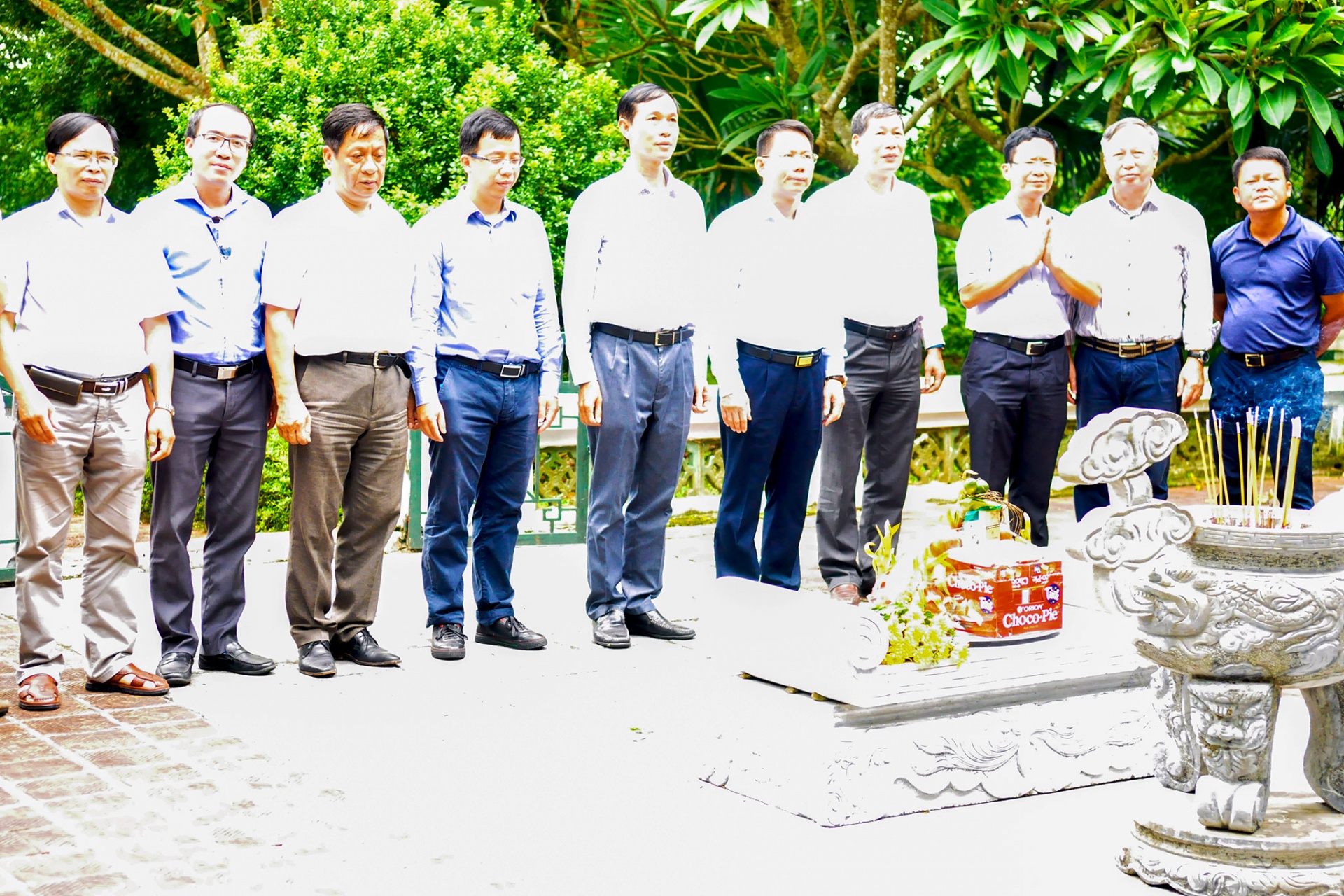 dang huong tai khu di tich lich su bo ngoai giao tai tuyen quang