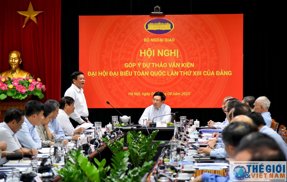 bo ngoai giao to chuc hoi nghi gop y du thao van kien dai hoi dai bieu toan quoc lan thu xiii cua dang 3