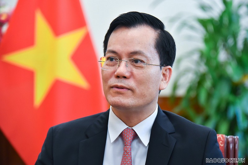 Thứ trưởng Ngoại giao Hà Kim Ngọc. (Ảnh: Anh Sơn)