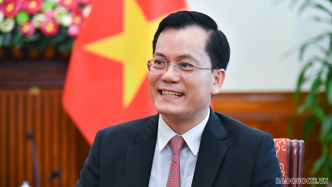 Thứ trưởng Ngoại giao Hà Kim Ngọc. (Ảnh: Anh Sơn)