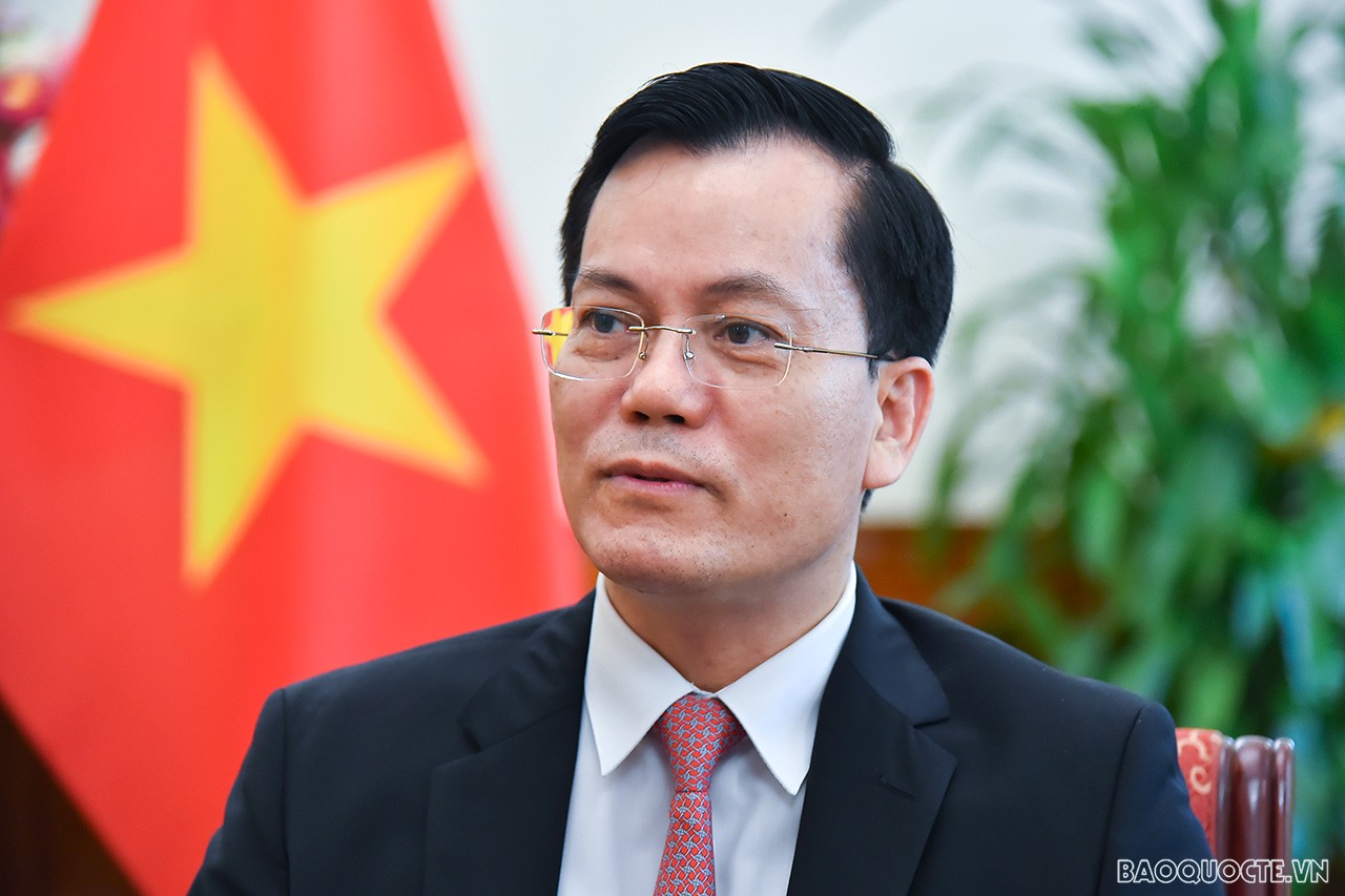 Thứ trưởng Ngoại giao Hà Kim Ngọc. (Ảnh: Anh Sơn)