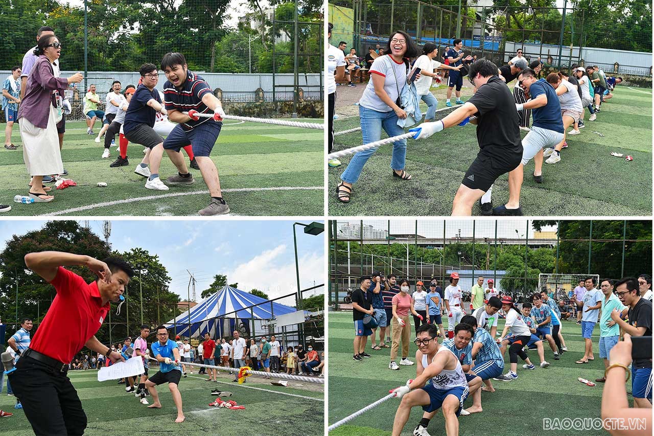 Hội thao chào mừng 77 năm ngày thành lập ngành Ngoại giao