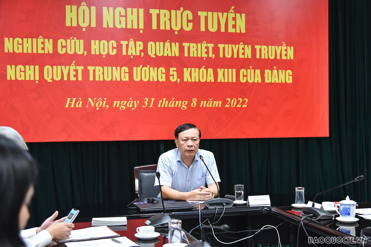 Quán triệt Nghị quyết Trung ương 5 đến các cấp ủy trực thuộc ở nước ngoài