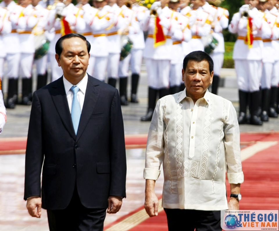 mot so hinh anh le don tong thong philippines rodrigo roa duterte tham chinh thuc viet nam