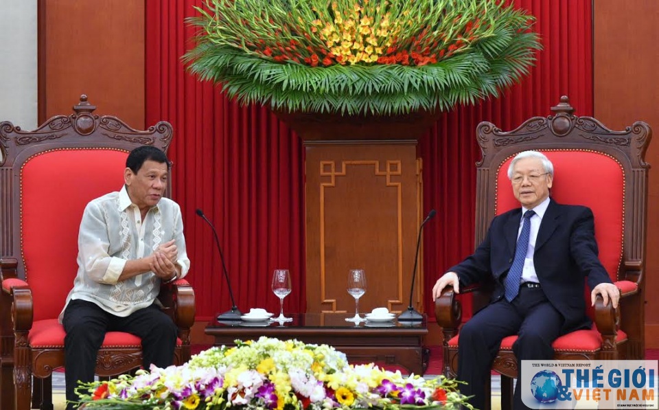 tong bi thu nguyen phu trong tiep tong thong philippines