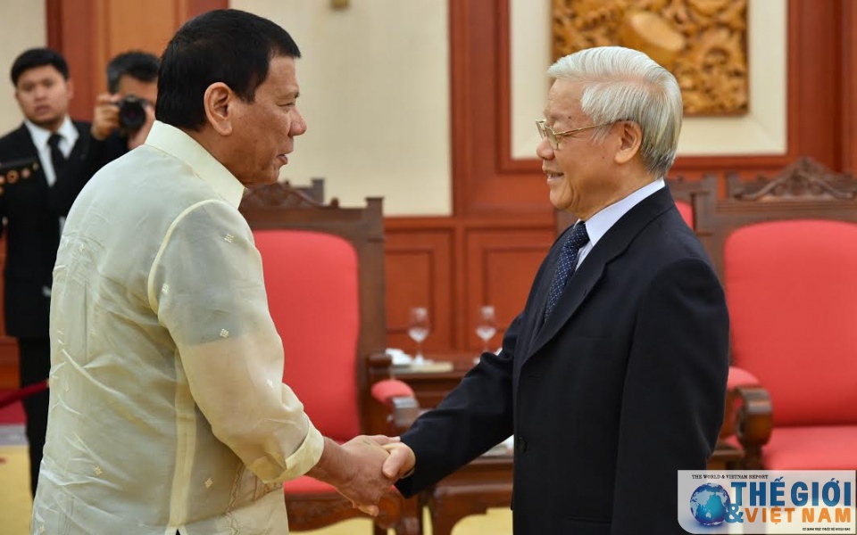 tong bi thu nguyen phu trong tiep tong thong philippines