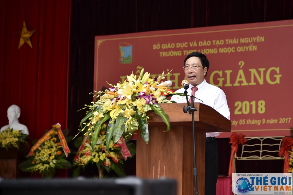 pho thu tuong pham binh minh du khai giang tai thai nguyen